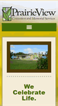 Mobile Screenshot of prairieviewchapel.com